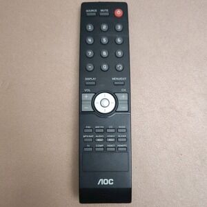 AOC Television Remote Control Model #RC2443801/01 Electronics Equipment
